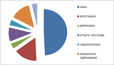 Broj radnika po radnim jedinicama